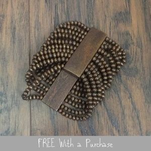 Brown Beaded Bracelet